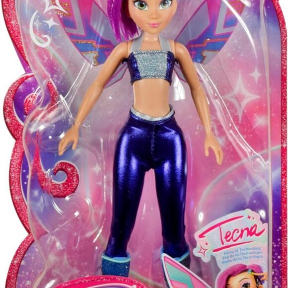 Set 6 Playmates Winx Club 10.5" Fairy Dolls Flora Stella Bloom Musa Tecna Aisha - Picture 5 of 8